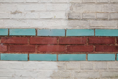 View of brick wall