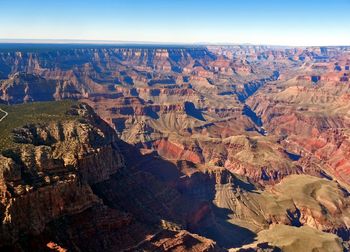 High angle view of landscape