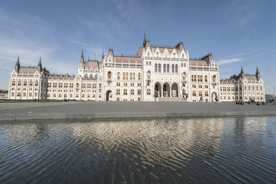 The parliament palace in budapest