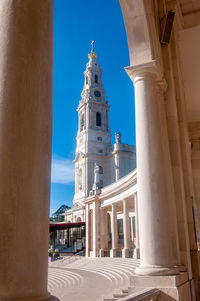 Low angle view of building against sky