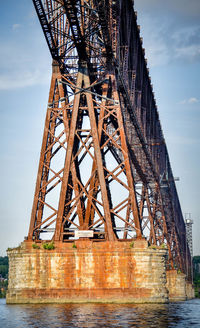 Low angle view of eiffel tower