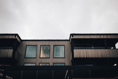 Low angle view of building against sky