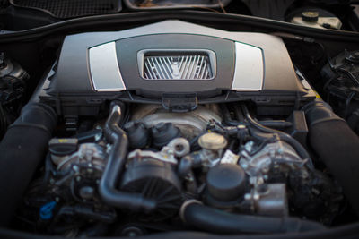 Close-up of vintage car