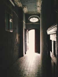 Corridor of building