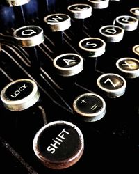 Close-up of computer keyboard