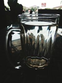 Close-up of drink on table