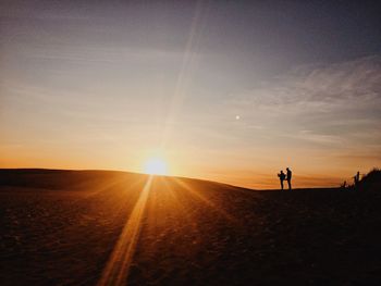 Scenic view of sunset