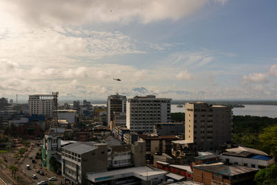 Cityscape against sky