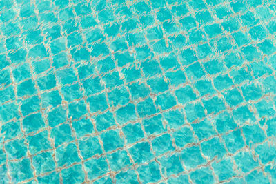 Full frame shot of water in swimming pool