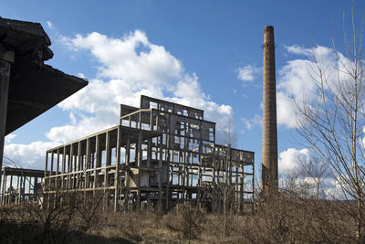 Devastated viscose factory in serbia in the town of loznica. 