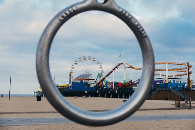 Ferris wheel against sky