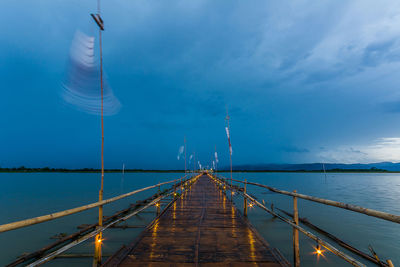 Pier on sea