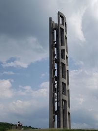 Low angle view of building against sky