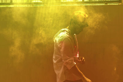 Man during holi