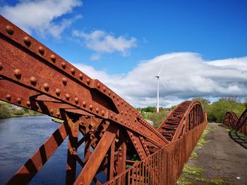 Old bridge against sky