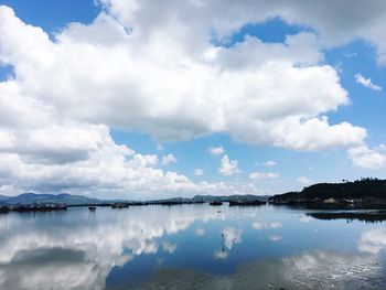 Scenic view of calm sea