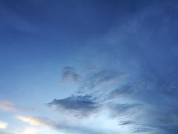 Low angle view of sky