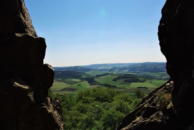 View of mountain range