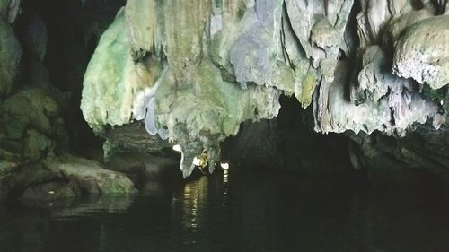 Panoramic view of cave