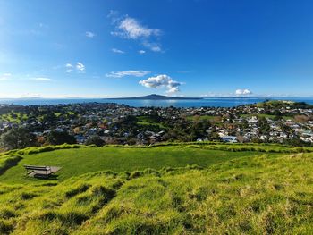 Rangitoto island view from victoria park 