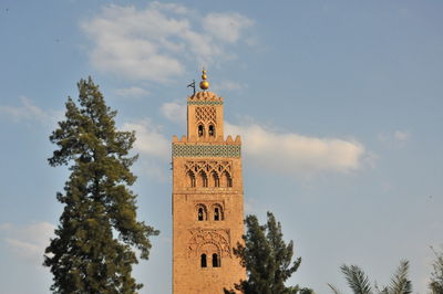 Low angle view of building against sky