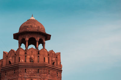 Low angle view of historical building against sky