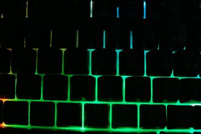 Full frame shot of illuminated lights