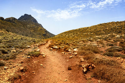 Scenic view of mountains