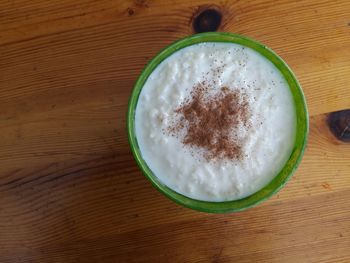 Close-up of drink on table