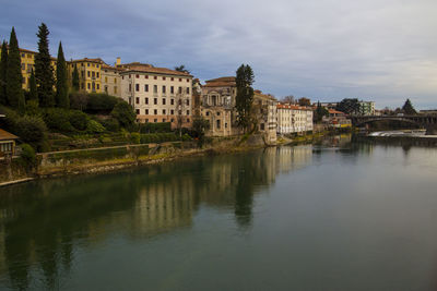 View of buildings at waterfront