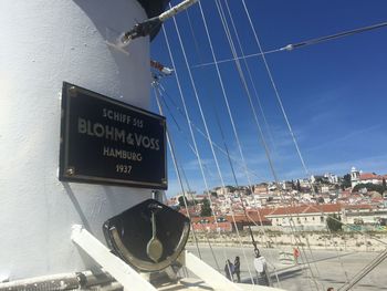 View of built structure in city