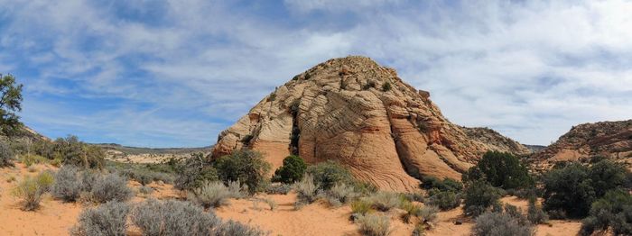 Red cliffs national conservation area on yellow knolls hiking trail southwest utah st. george