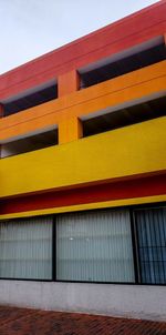 Low angle view of building against sky