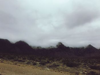 Scenic view of landscape against sky