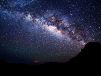 Low angle view of starry sky