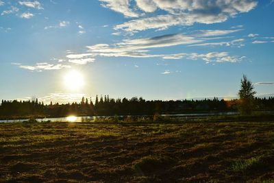 Scenic view of landscape against sky