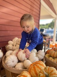 Little white pumpkins