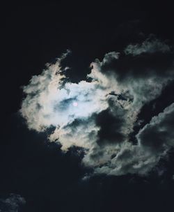 Low angle view of clouds in sky