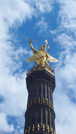 Low angle view of statue