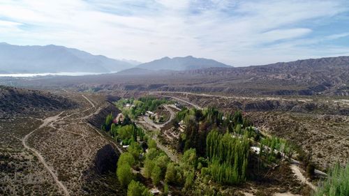 Panoramic view of landscape against sky