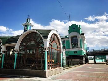 View of built structure against sky