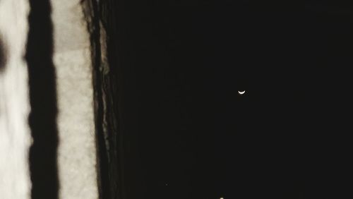 View of illuminated lights in dark