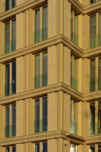 Low angle view of modern building in city