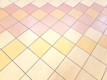 Full frame shot of tiled floor