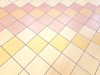 Full frame shot of tiled floor