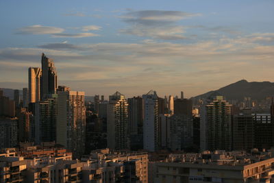 Cityscape against sky