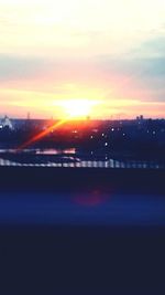 Sun shining through clouds