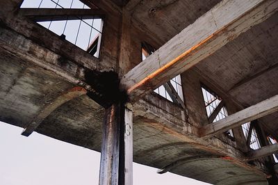 Low angle view of bridge