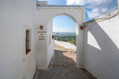 View of built structures