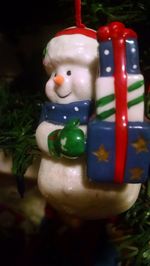Close-up of figurine